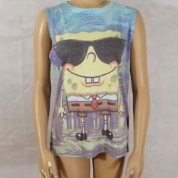 Spongebob Squarepants Tank Top J4 - Picture 2 of 4